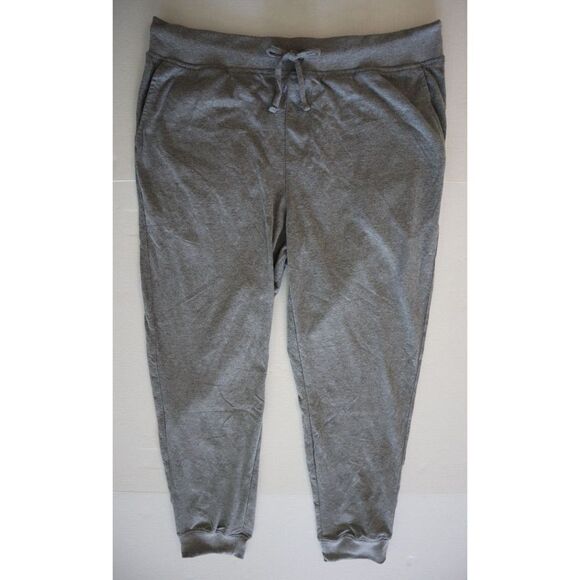 Old Navy 341982 Men's Sz Large Heather Gray Lightweight Jersey-Knit Jogger Pants - Picture 1 of 6